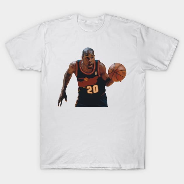 Gary Payton | Seattle SuperSonics T-Shirt by ActualFactual